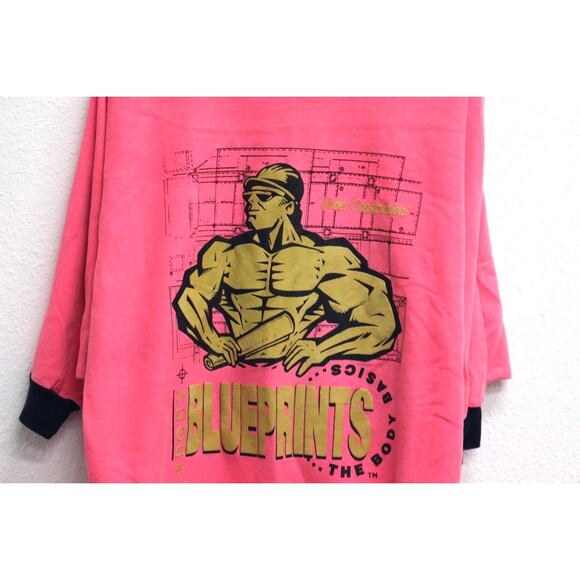 Vintage Body Blueprints Under Construction T Shirt 4X - Picture 2 of 9